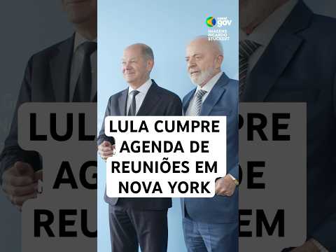 LULA CUMPRE AGENDA DE REUNIÕES EM NOVA YORK