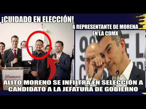 AGUAS¡ #alito SE INFILTRA CON ASPIRANTE A CANDIDATO DE #morena A LA JEFATURA DE GOBIERNO DE LA #cdmx