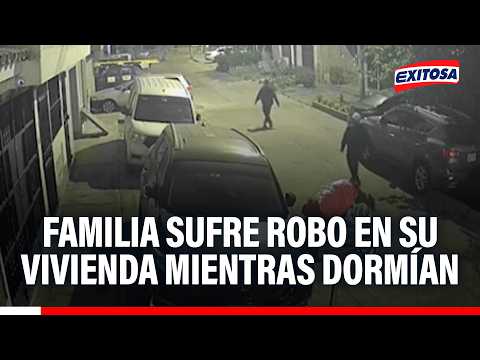 🔴🔵 Familia sufre robo en su vivienda mientras dormían: Delincuentes habrían usado somnífero en Spray