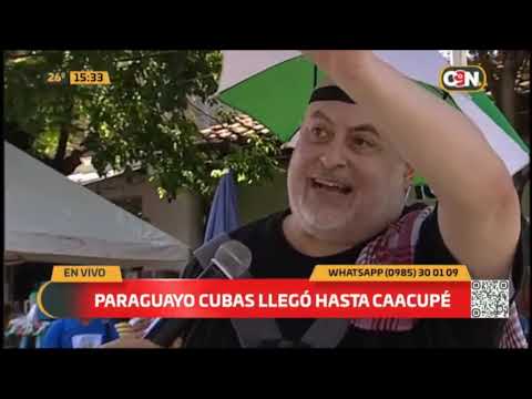Yolanda Paredes y Payo Cubas en Caacupé