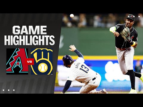 D-backs vs. Brewers Game Highlights (9/21/24) | MLB Highlights