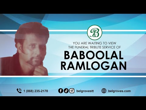Baboolal Ramlogan Tribute Service