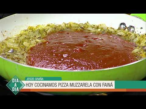 La cocina de Jesús Graña: Pizza muzzarella con fainá
