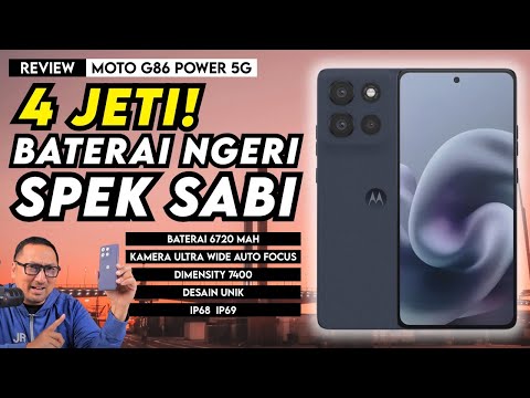 Baterai Terawet di 4 Jutaan Saat Ini, dan Tetap Lengkap: Review moto g 86 POWER 5G