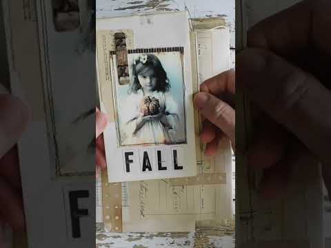 Autumn Accordion Book @creativecafe64