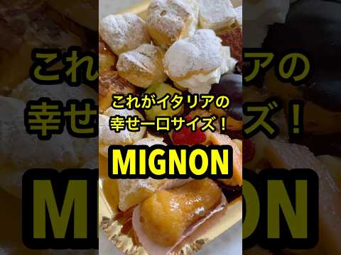 🇮🇹イタリアのミニスイーツが小さすぎて高級すぎ!?😂 #ベリッシモ #ケーキ #デザート #イタリア料理 #料理研究家 #かわいい #スイーツ