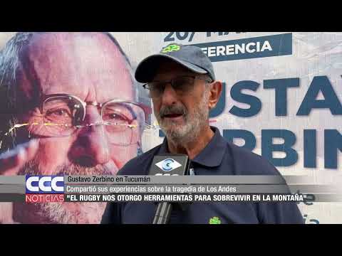 12 Gustavo Zerbino resaltó los valores y herramientas del rugby que los ayudaron a sobrevivir en la