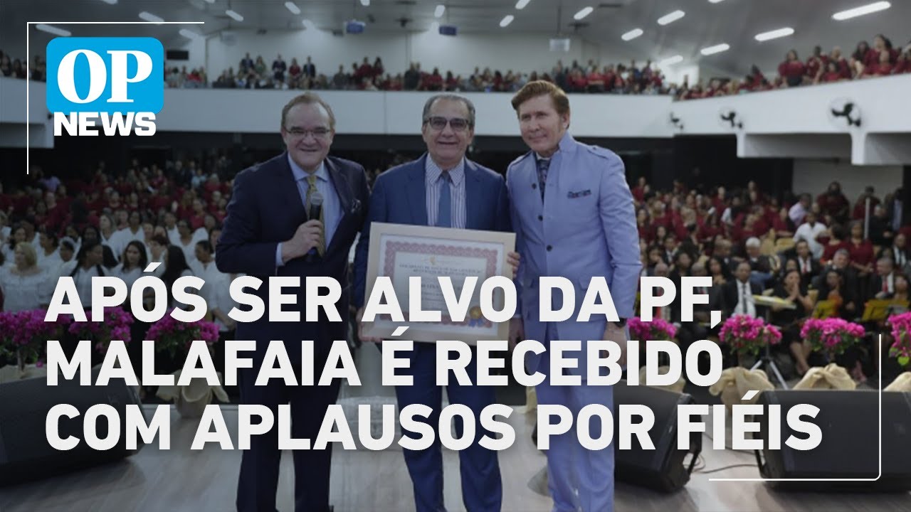 Após ser alvo da PF Pastor Silas Malafaia é recebido com aplausos por fiéis | O POVO News