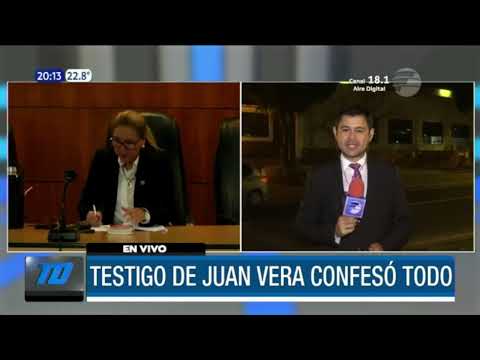 Continúa el juicio contra Juan Vera
