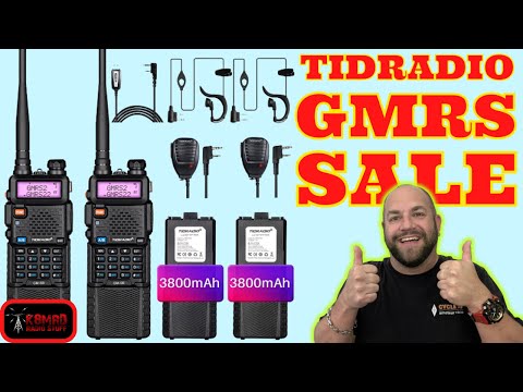 TidRadio GM-5R 2 Pack GMRS Radio On Sale At Amazon!