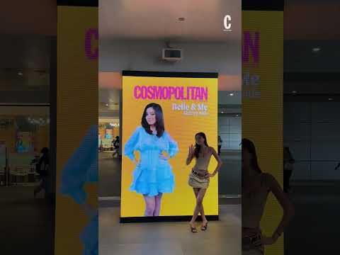 Catch the #CosmoJune2026Cover on screen, strike a pose with #bellemariano and take a selfie!