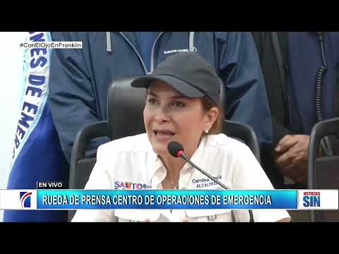 Rueda de prensa Centro de Operaciones de Emergencia