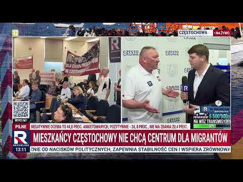 Mieszkańcy Częstochowy nie chcą centrum dla migrantów! | Republika Dzień
