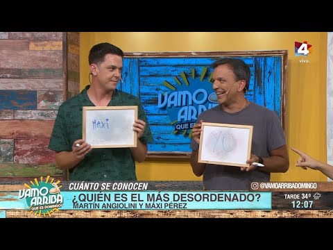 Vamo Arriba que es domingo - El desafío dominguero: ¿Cuánto se conocen Martín y Maxi?