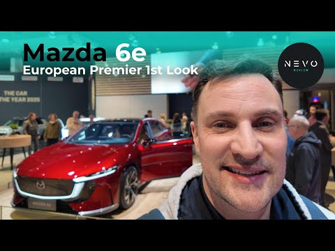 All-Electric Mazda 6e - European Premiere - 1st Look