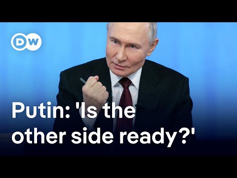 Putin proposes 'high-tech' missile duel at yearly press conference | DW News