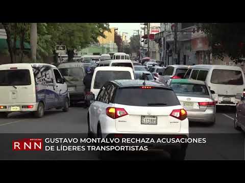 Gustavo Montalvo rechaza acusaciones de líderes transportistas