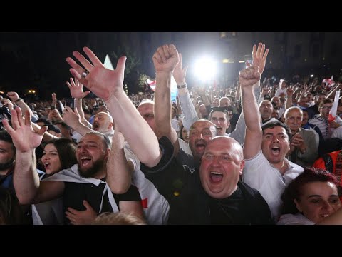Georgia ruling party stages mass rally to counter anti-government protests • FRANCE 24 English