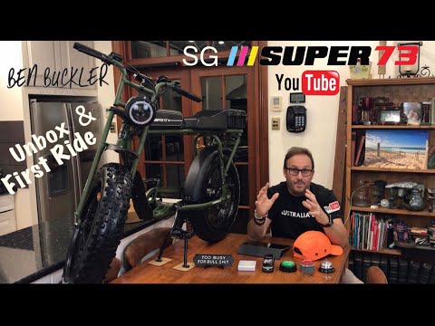 Super 73SG Retro eBike Unbox and First Ride - Andrew Penman EBoard Reviews YouTube - Vlog No.152