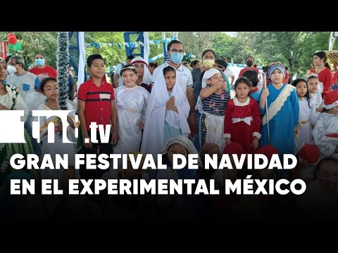 ¡Llegó Navidad! Colegio Experimental México realiza colorido festival - Nicaragua