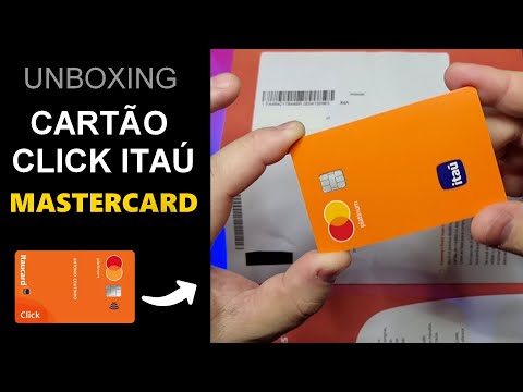 CARTÃO ITAÚ CLICK MASTERCARD (Unboxing)