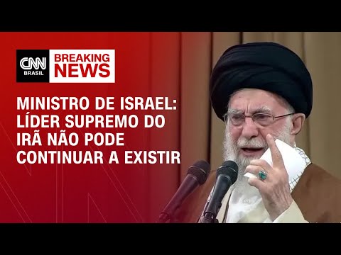 ​Líder supremo do Irã não pode continuar a existir, diz ministro de Defesa israelense | LIVE CNN