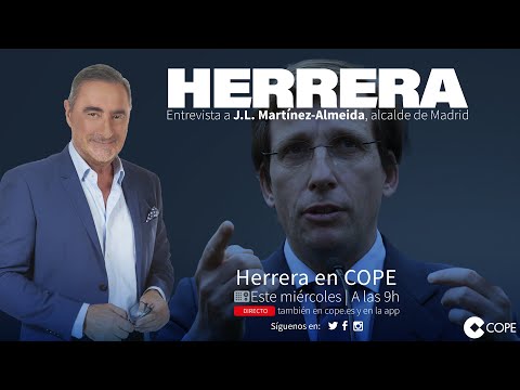 Carlos Herrera entrevista a José Luis Martínez-Almeida en 'Herrera en COPE'