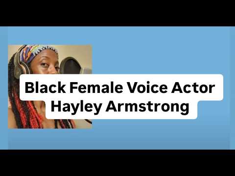 Black Female Voice Actor Hayley Armstrong - Voiceover Demo Reel For Black Owned Brands