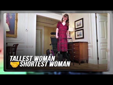 World's tallest woman and shortest woman meet for the first time | ABS-CBN News