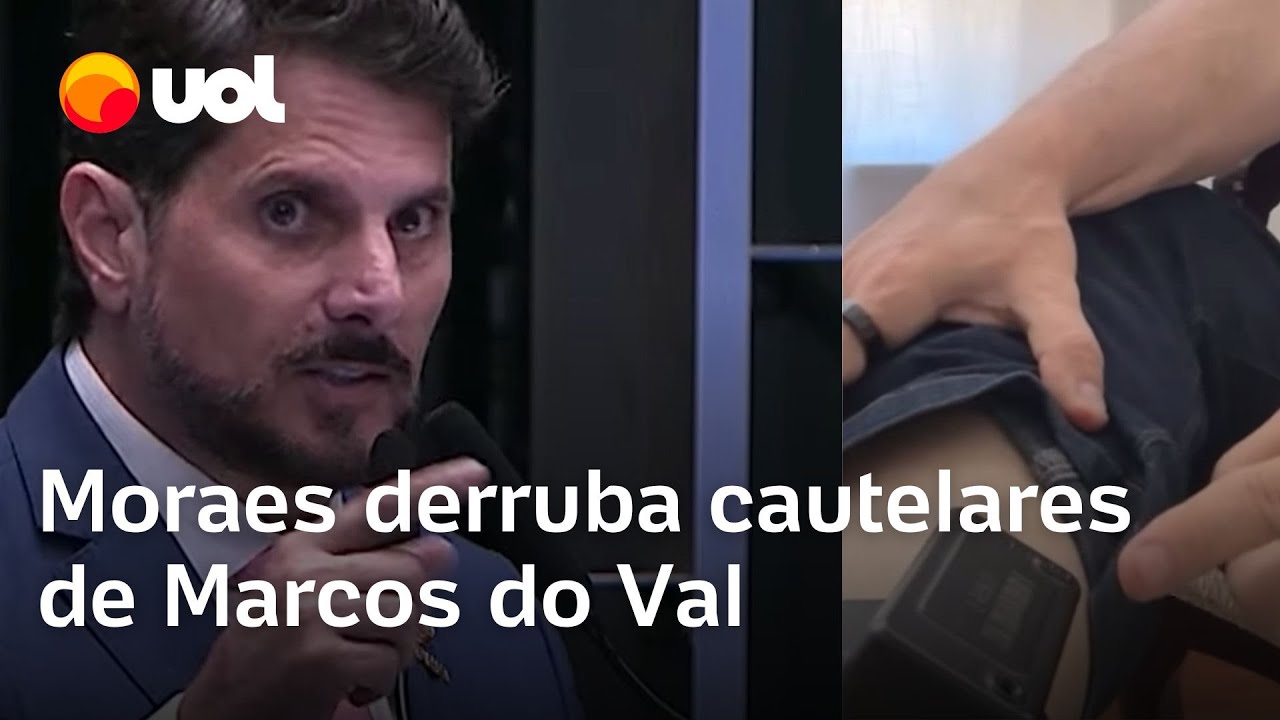 Moraes atende a pedido de Alcolumbre e derruba cautelares de Marcos do Val