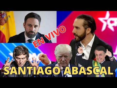 ÚLTIMA HORA !!! Conferencia de SANTIAGO ABASCAL junto a BUKELE, TRUMP, MILEI Y BOLSONARO