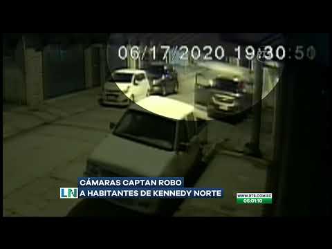 Cámaras de seguridad captan un robo en la ciudadela Kennedy Norte