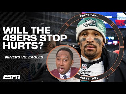 Stephen A. thinks the 49ers' defense can neutralize Jalen Hurts 👀 | First Take