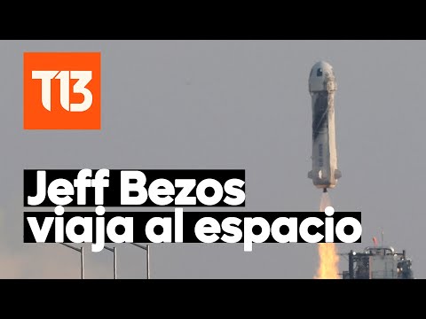 El vuelo al espacio del multimillonario Jeff Bezos