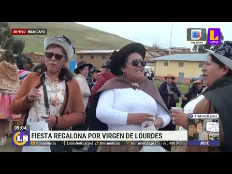 Cuyacuy: la tradicional fiesta de 4 días por la 'virgen de Lourdes' que regala dinero en Huancayo