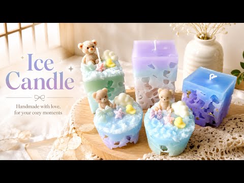 氷を使って作る幻想的なアイスキャンドル｜DIY Ice Candle