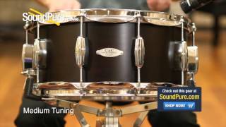 C&C Drums Gladstone 6.5x14 Snare Drum-Walnut Satin - Quick n' Dirty