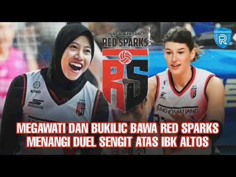 Megawati dan Bukilic Menangi Duel Sengit Red Sparks Vs IBK Altos dalam Lima Set