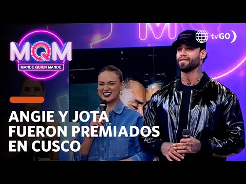Mande Quien Mande: Angie Arizaga y Jota Benz reciben premio en Cusco (HOY)