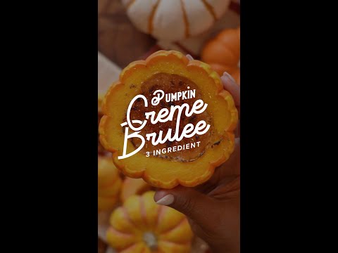 3-Ingredient Pumpkin Creme Brulee