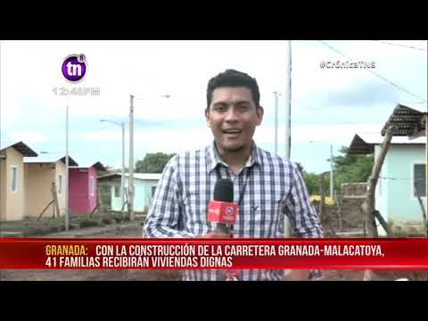 41 familias recibirán vivienda digna en Granada - Nicaragua