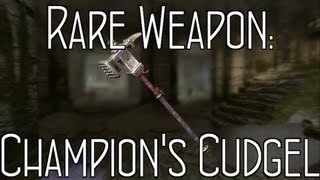 Skyrim Dragonborn DLC: Rare Champion's Cudgel - YouTube