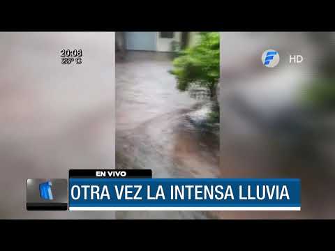 Otra vez la intensa lluvia ocasionó un caos en Asunción