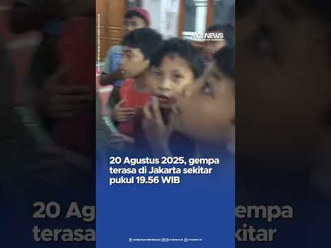 Video thumbnail Gempa Bekasi 20 Agustus M4,9 Terasa Kuat di Jakarta dan Sekitarnya
