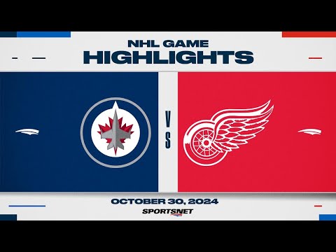 NHL Highlights | Jets vs. Red Wings - October 30, 2024