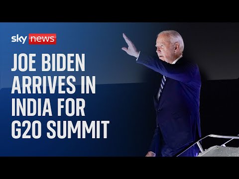 Watch live: US President Joe Biden arrives in India for G20 summit