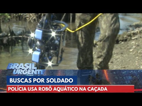 Polícia usa robô aquático em buscas pelo soldado Luca Angerami | Brasil Urgente