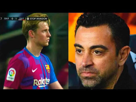 Football ⚽ THAT'S WHAT HAPPENED between DE JONG and XAVI after the substitution in the BARCELONA RAYO match!