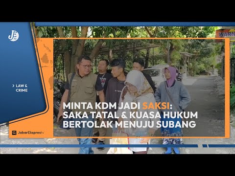 Minta KDM Jadi Saksi: Saka Tatal dan Kuasa Hukum Bertolak Menuju Subang - Law & Crime JETV (30/7/24)