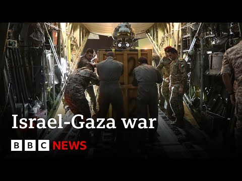 Israel says it has 'split Gaza in two' as Jordan air drops medical supplies - BBC News